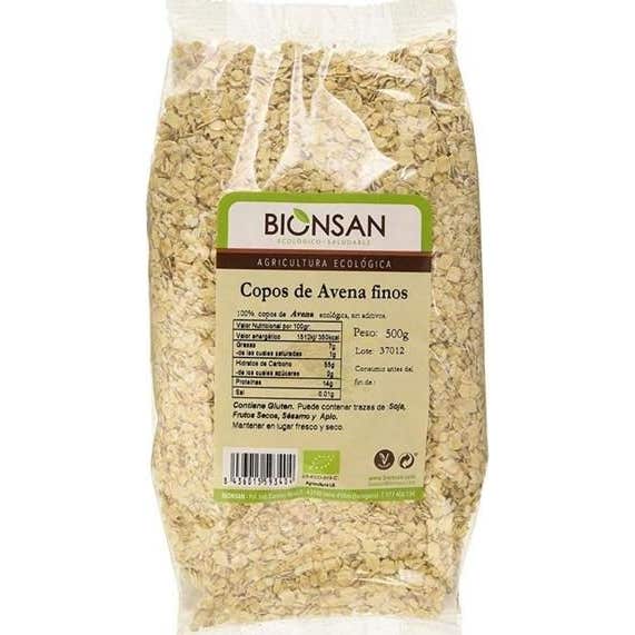 Copos de Avena Finos Ecologicos Bionsan 500 g