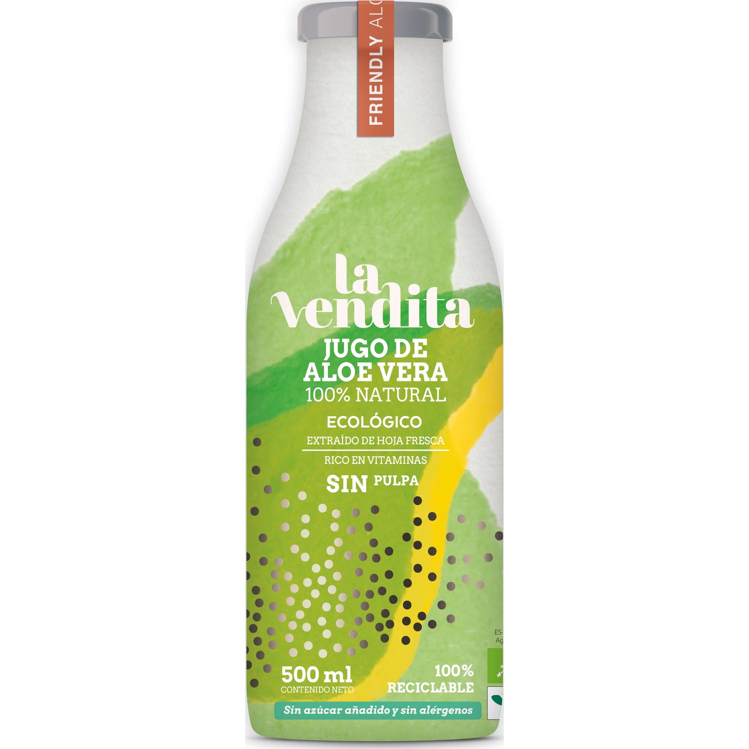 La Vendita Jugo de Aloe Vera sin pulpa 500ml