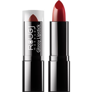 Rougj Makeup Glossy Lipstick SPF 6 Rojo