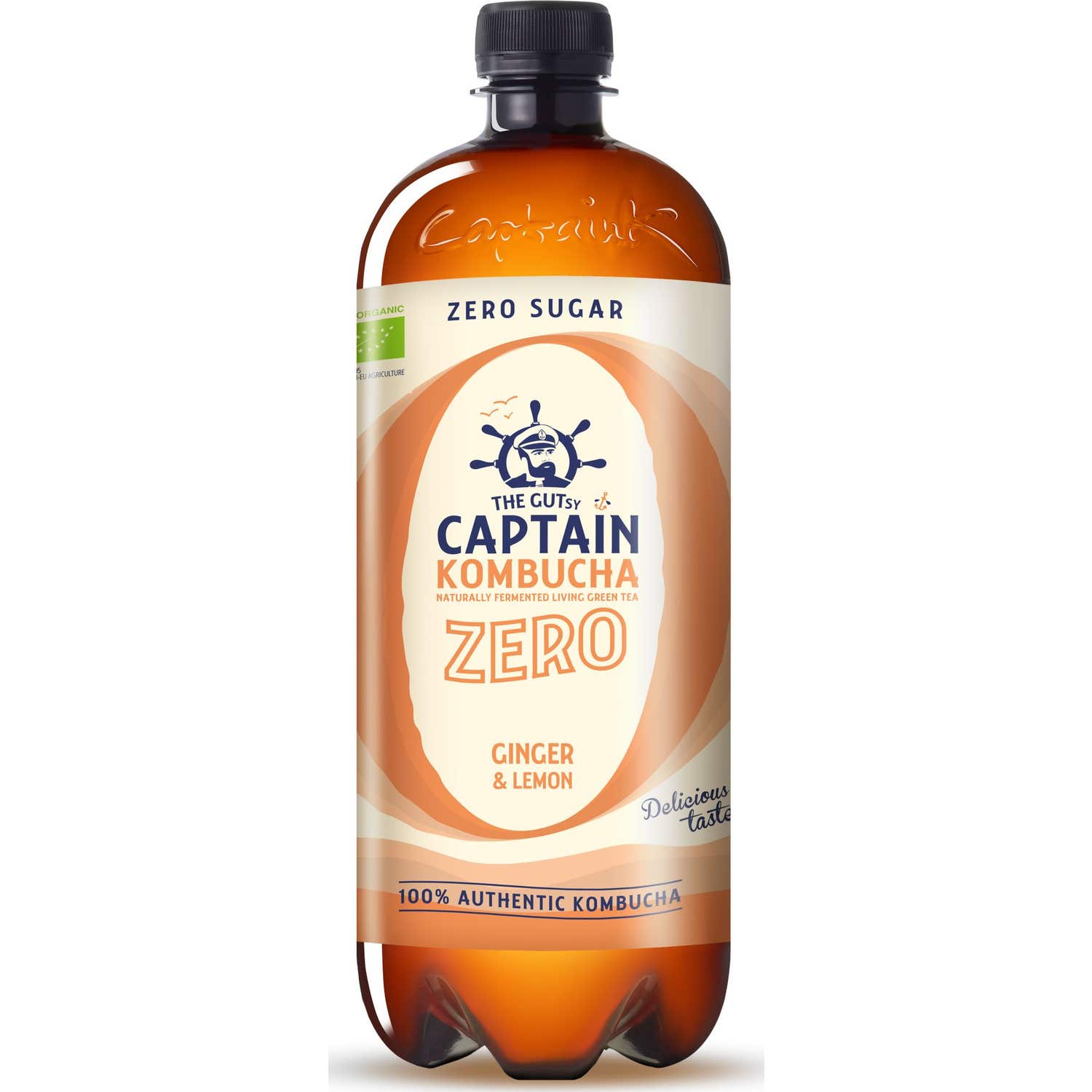 Captain Kombucha Zero Jengibre Limón Bio 1000ml