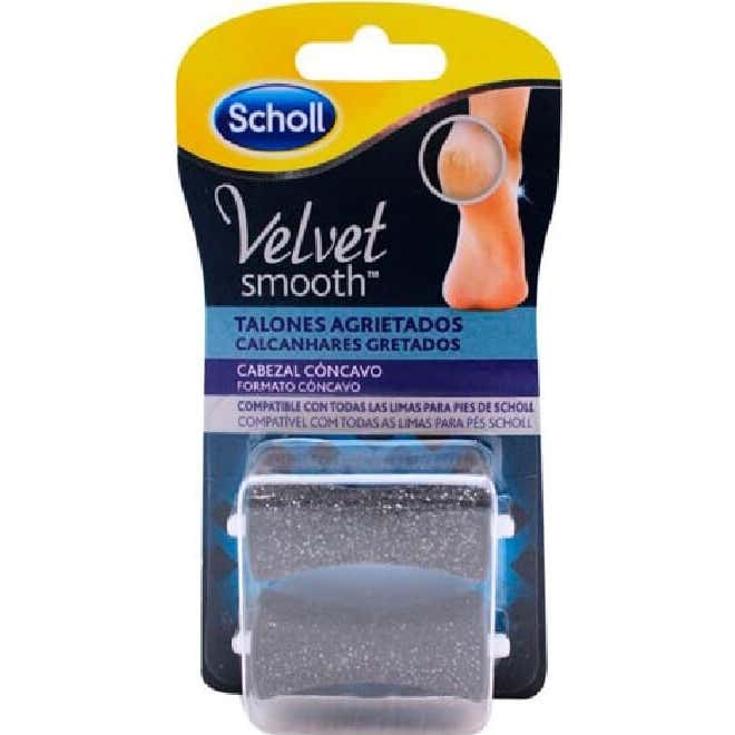 Scholl Velvet Smooth Talones Agrietados Limas de Recambio 2 uds