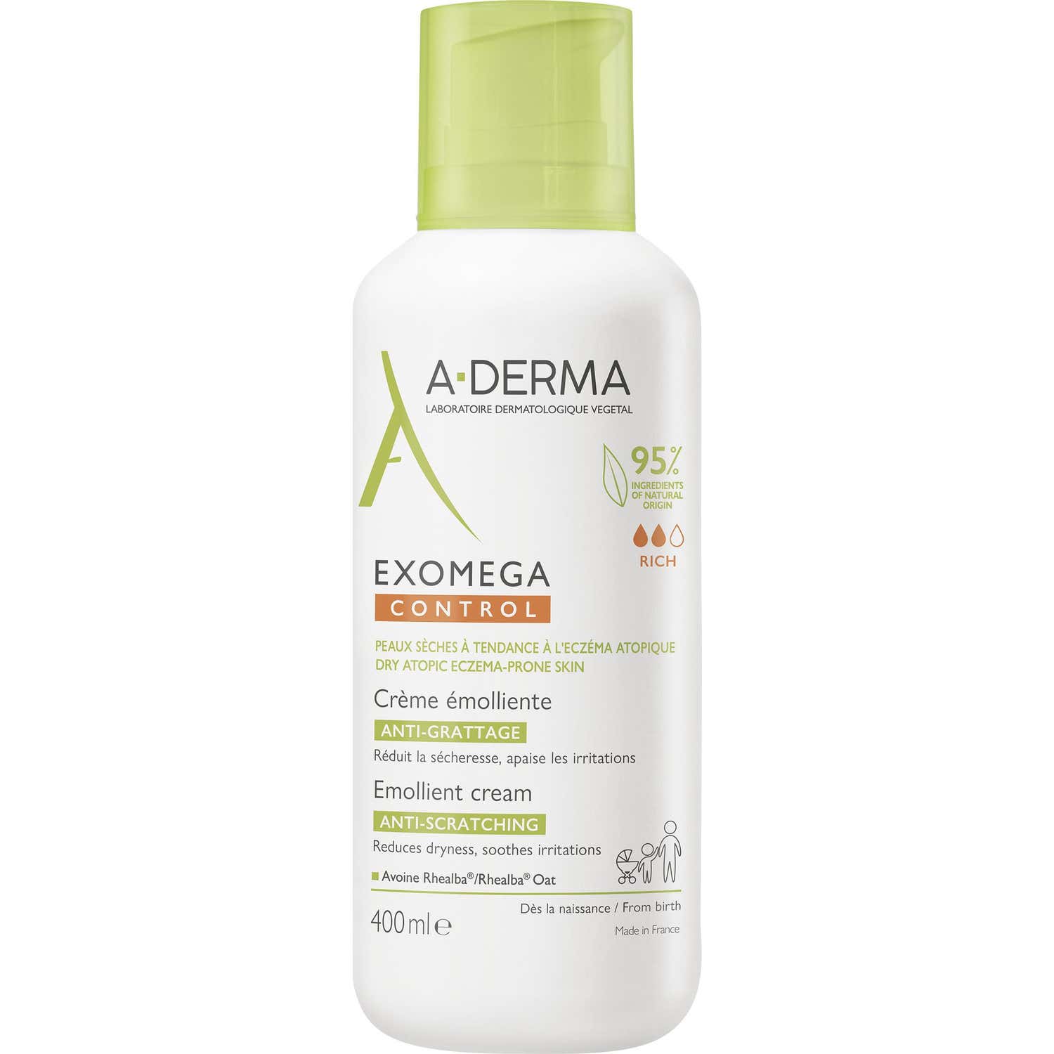 A-Derma Exomega Control Crema Emoliente 400ml