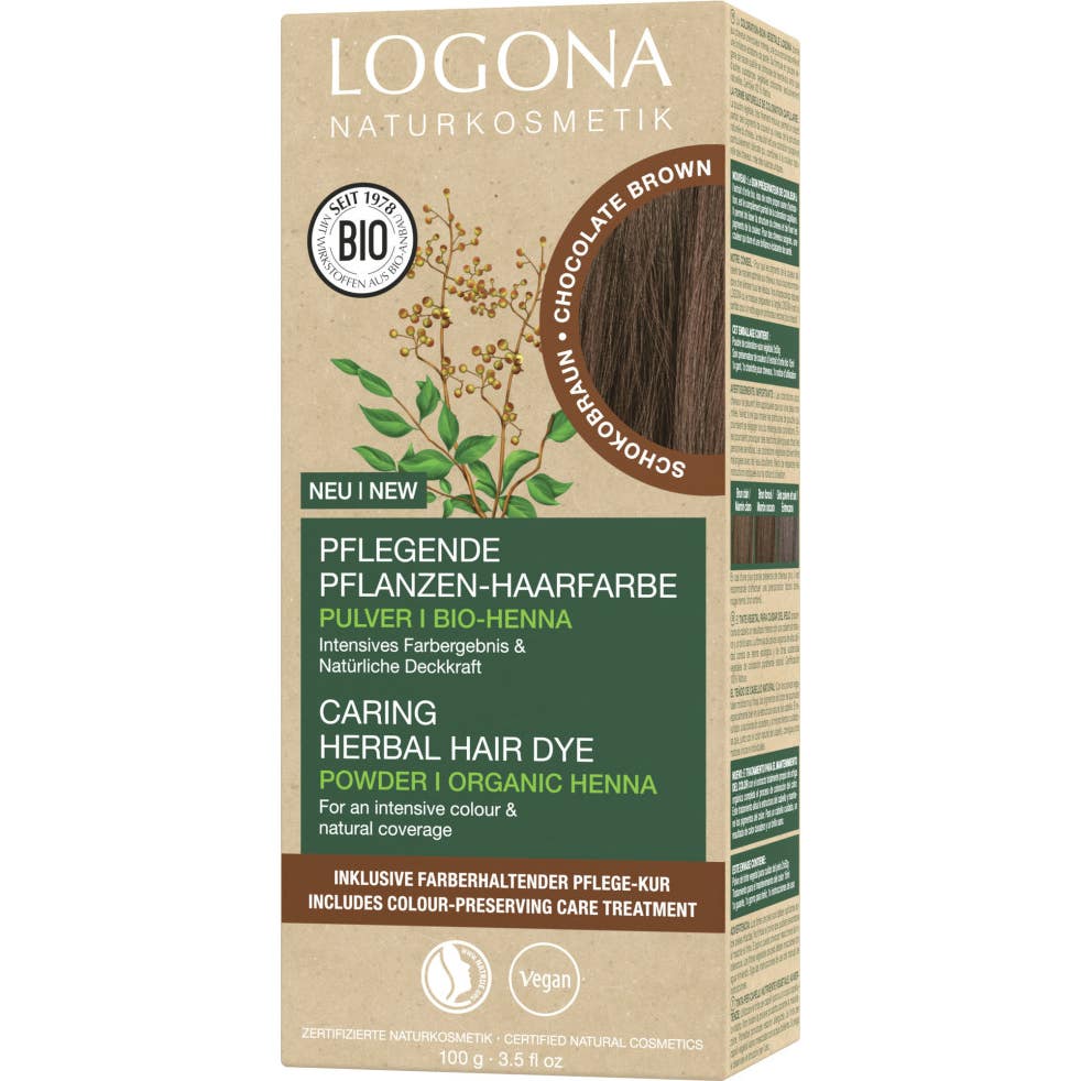 Logona Colorante Vegetal 091 Castaño Chocolate 2x50g