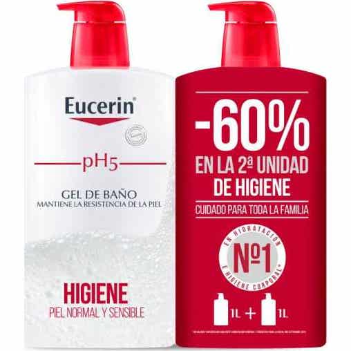 Eucerin Gel de Baño pH5 2x1L