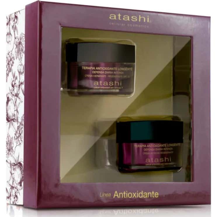 Atashi Cellular Antioxidante Antiedad 50 ml + Crema Hidratante Spf15 50 ml