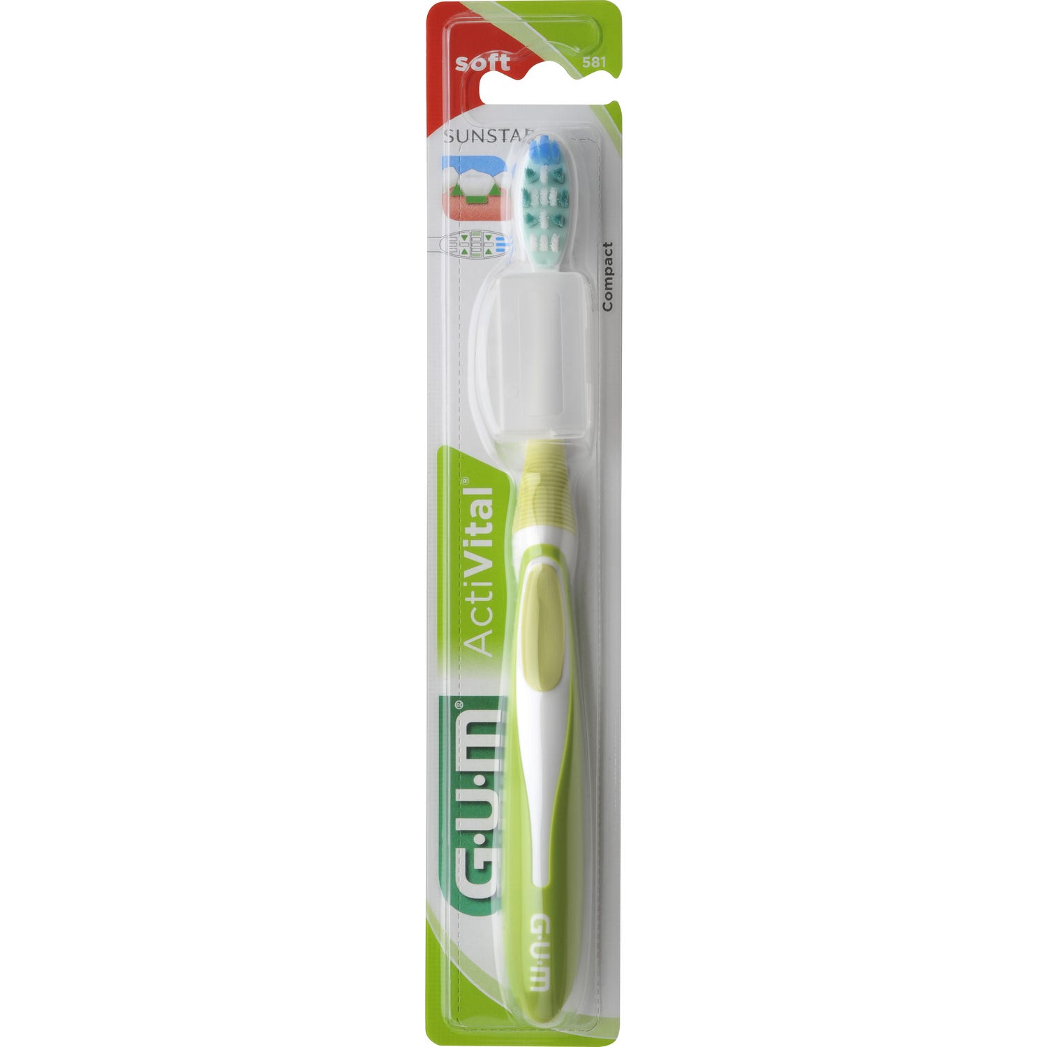 GUM® cepillo activital 581 suave