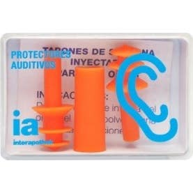 Interapothek Tapones Oídos Silicona Inyectada Adultos 2 uds