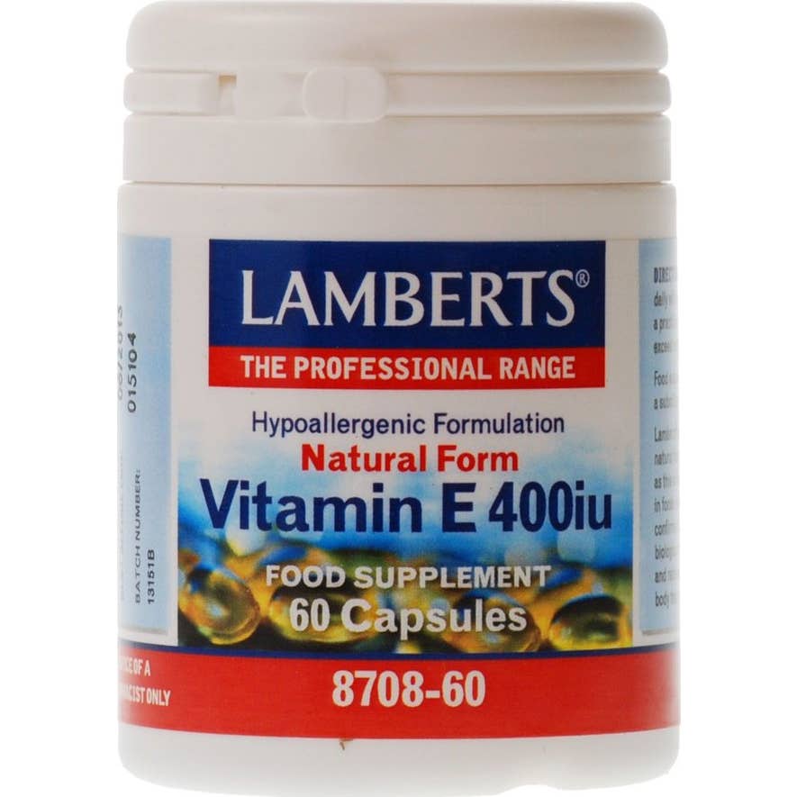 Lamberts Vitamina E 400 ui 60 caps