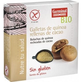 Germinal Bio Galletas de Quinoa Rellenas de Cacao 200 g