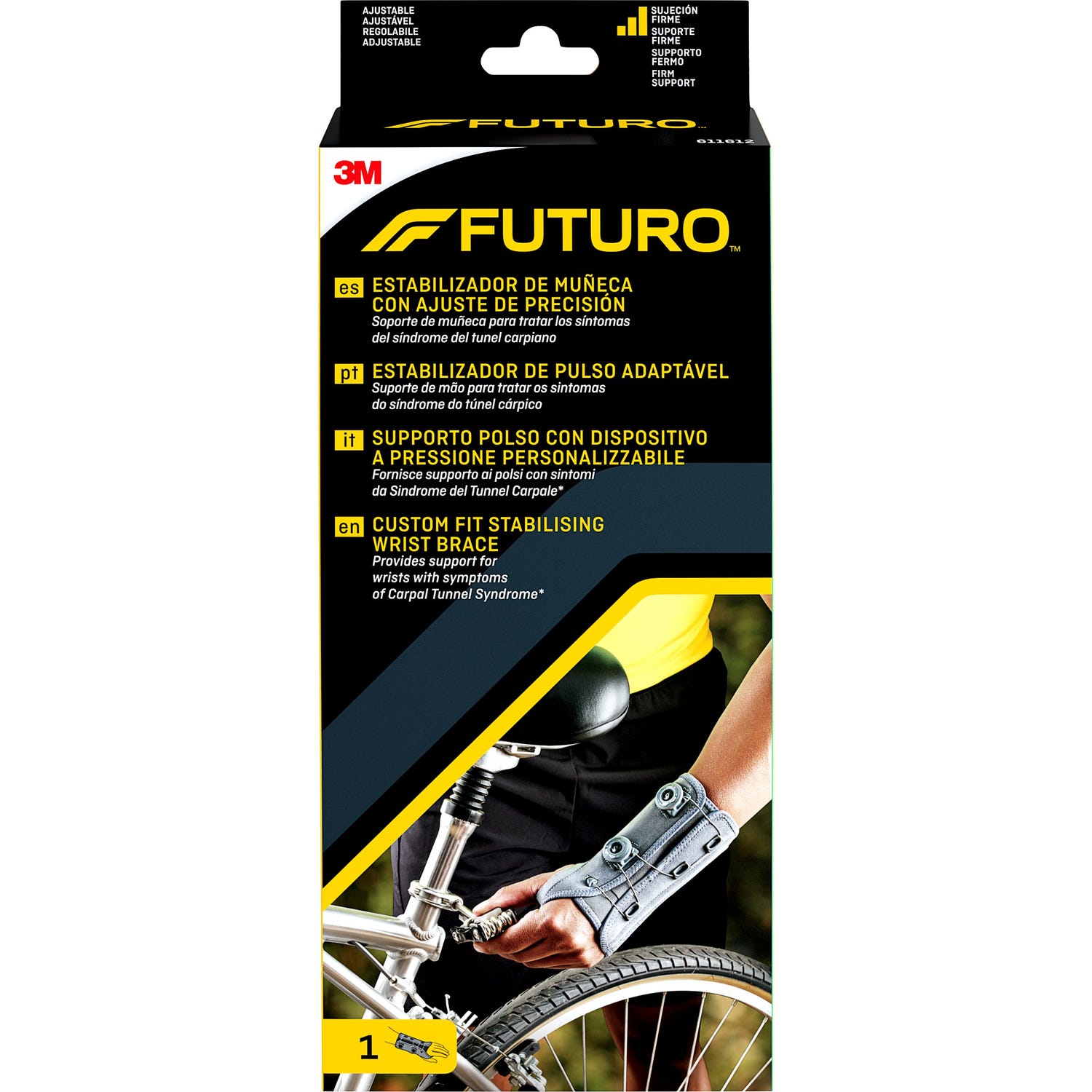 Futuro™ muñequera estabilizadora con ajuste de presión izquierda 1ud