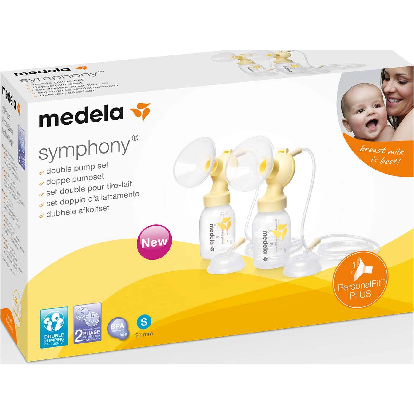 Medela Set Sinfonía Personalf+ Dbl 21Mm