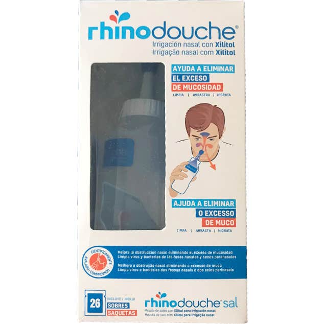 Rhinodouche Irrigador Nasal + Rhinodouche Sal 26 Sobres