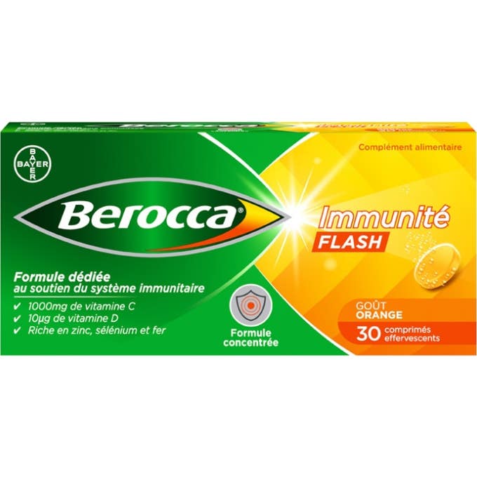 Berocca Naranja Immunité Flash 30Comp