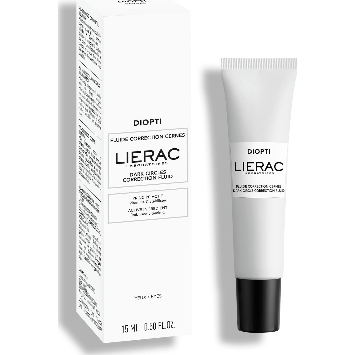 Lierac Diopti Fluido Corrección Ojeras 15ml