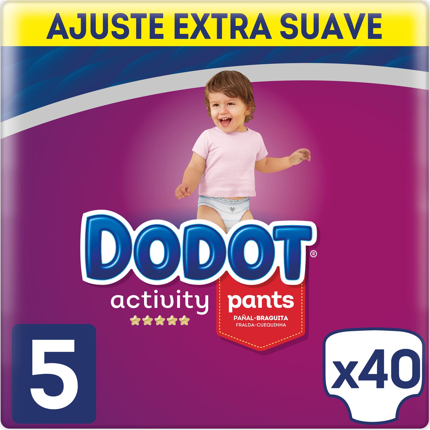 Dodot Activity Pañal Extra Suave Talla 5 40uds