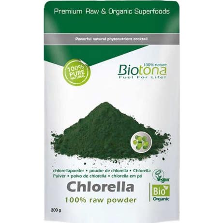 Biotona Chlorella Raw Powder Superfoods Bio 200 G