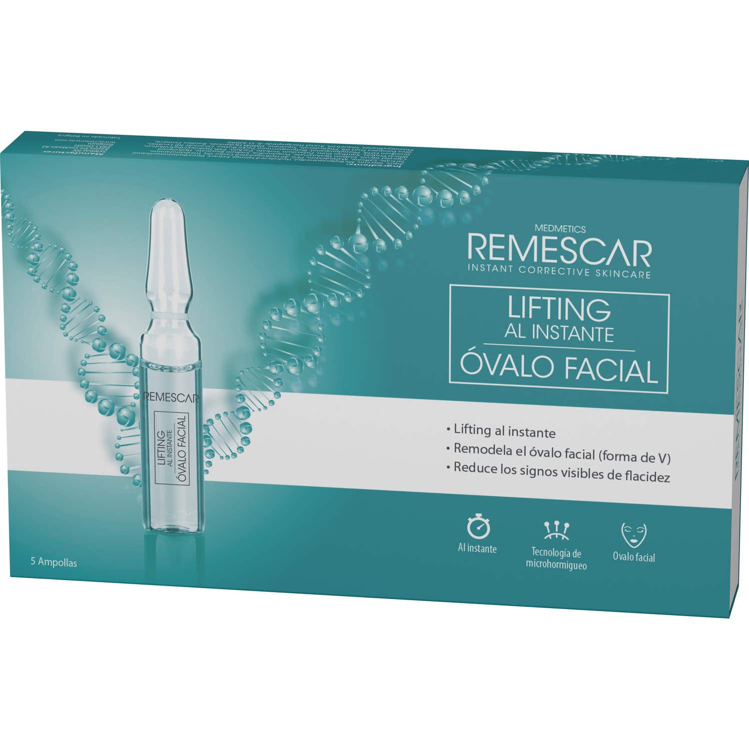 Remescar Lifting Al Instante Ovalo Facial 5amp