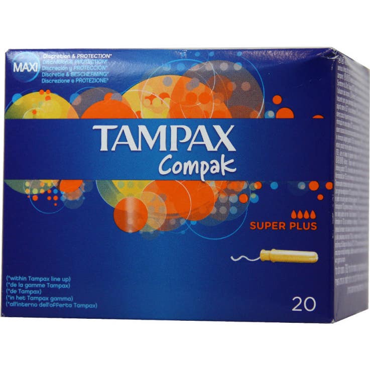 Tampax Compak Super Plus 20 U