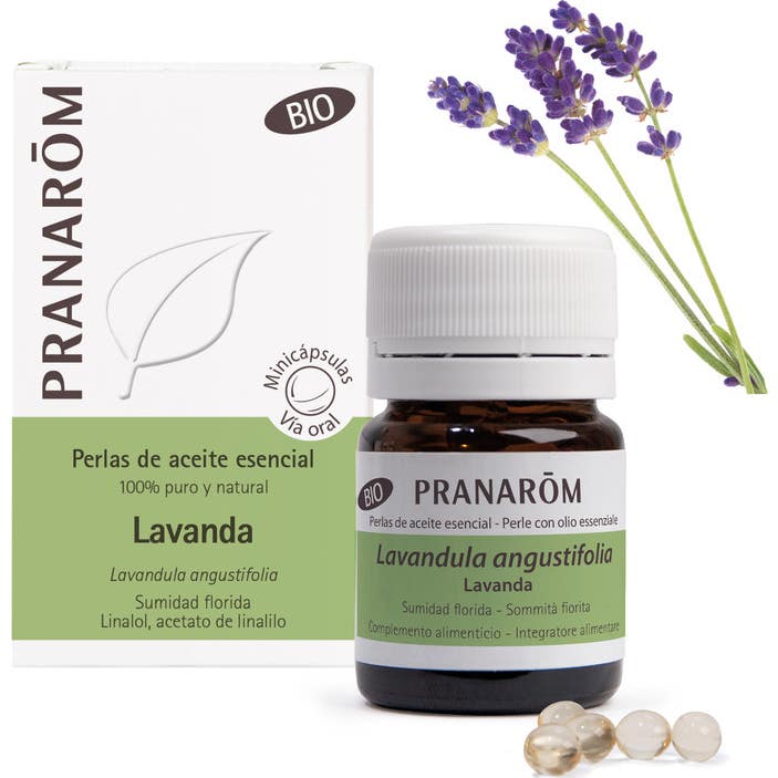 Pranarôm Perlas de Aceite Esencial de Lavanda BIO 60caps