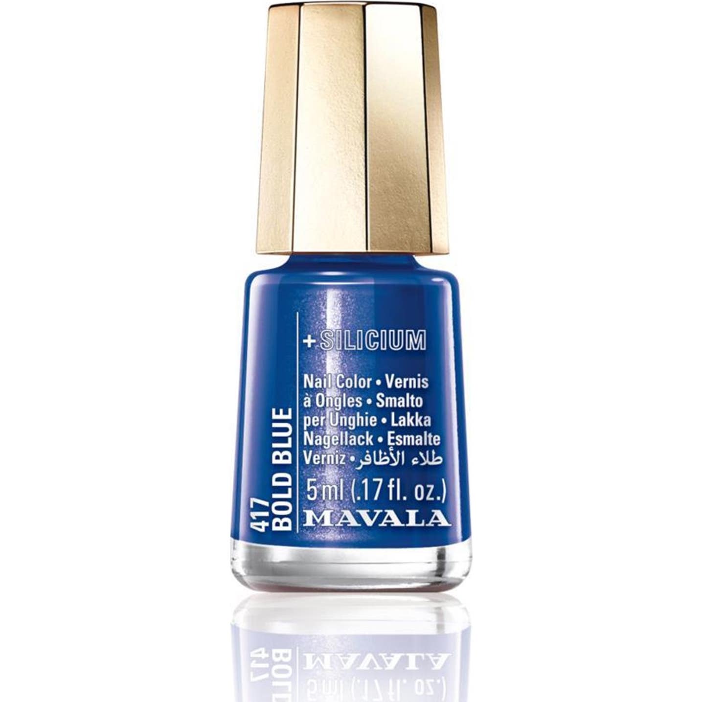 Mavala Esmalte de Uñas Silicium 417 Bold Blue 5 ml