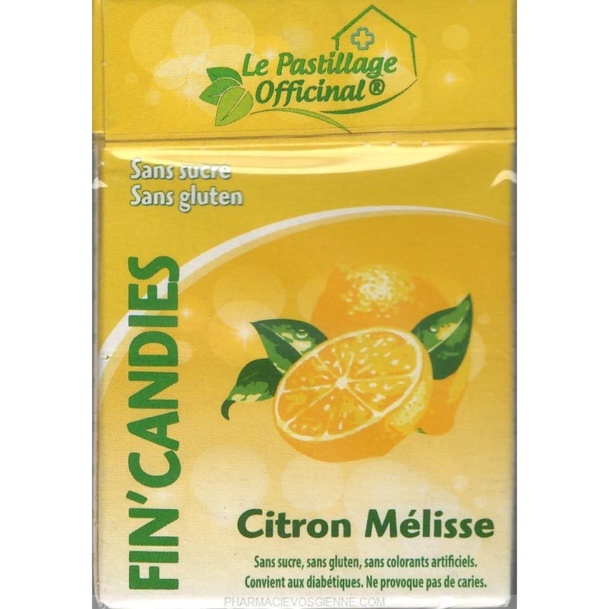 'Estipharm Fin''Candies Limón Melisa Sin Azúcar 20uds'