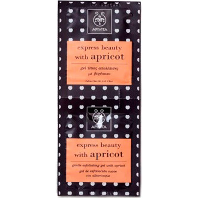 Apivita Express Beauty gel Exfoliación Albaricoque 2 udsx8 ml