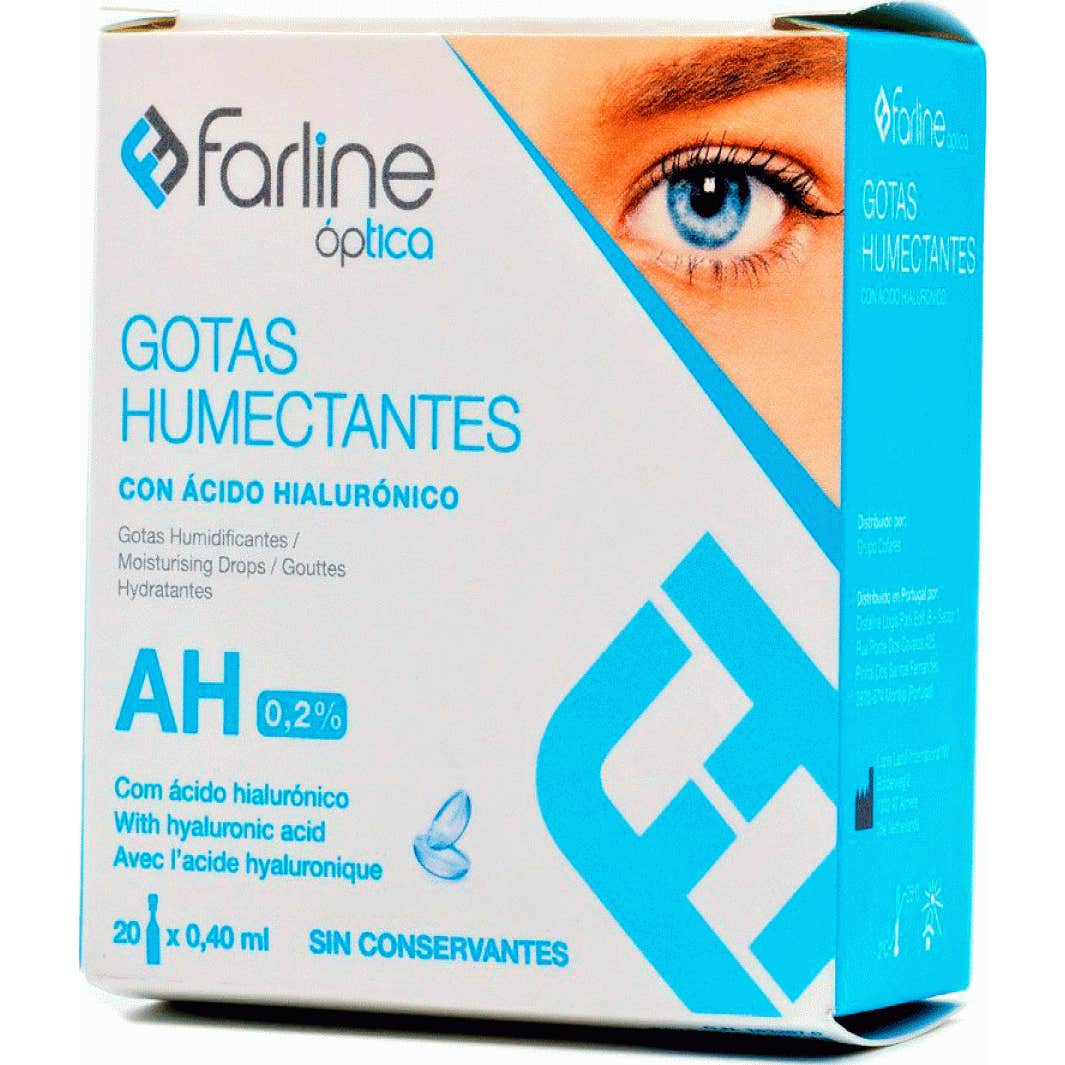 Farline Gotas Humectantes AH 0,2% 20x0,4ml