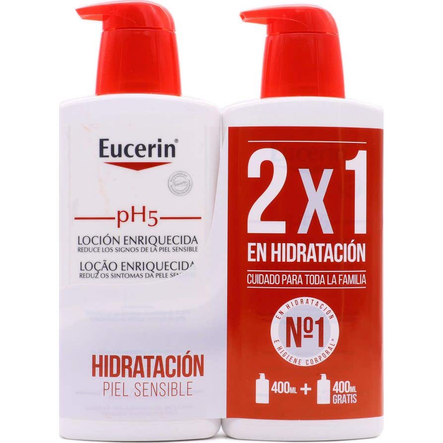 Eucerin Duplo Loción Enriquecida 2x1L