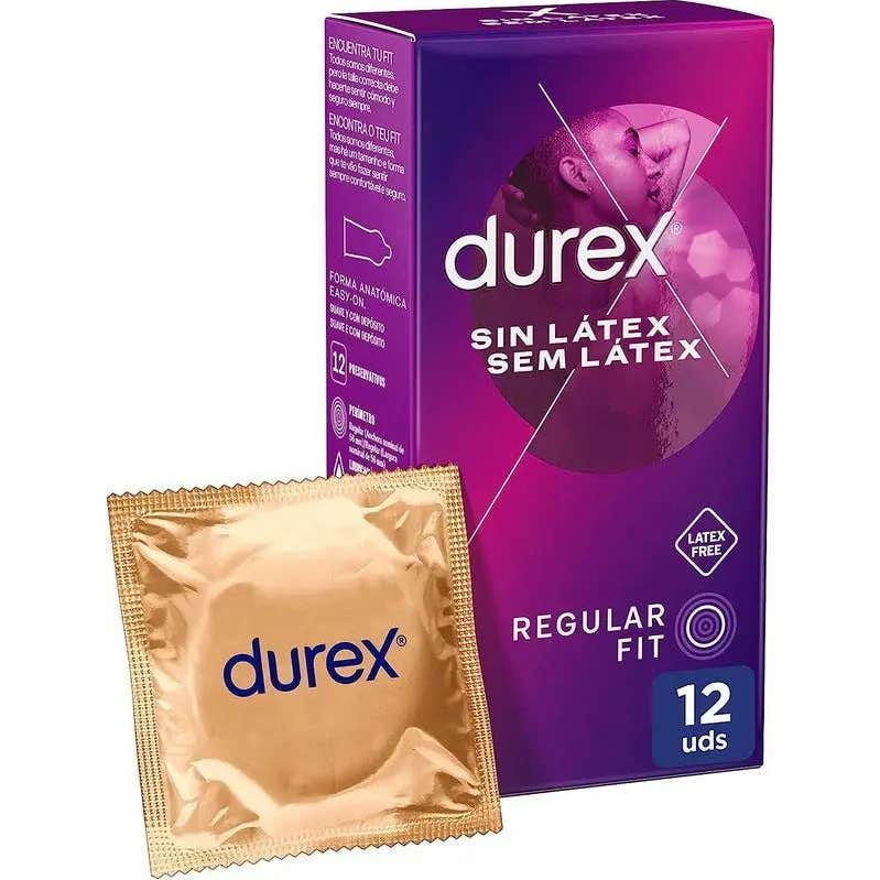 Durex Sin Látex Preservativos 12uds