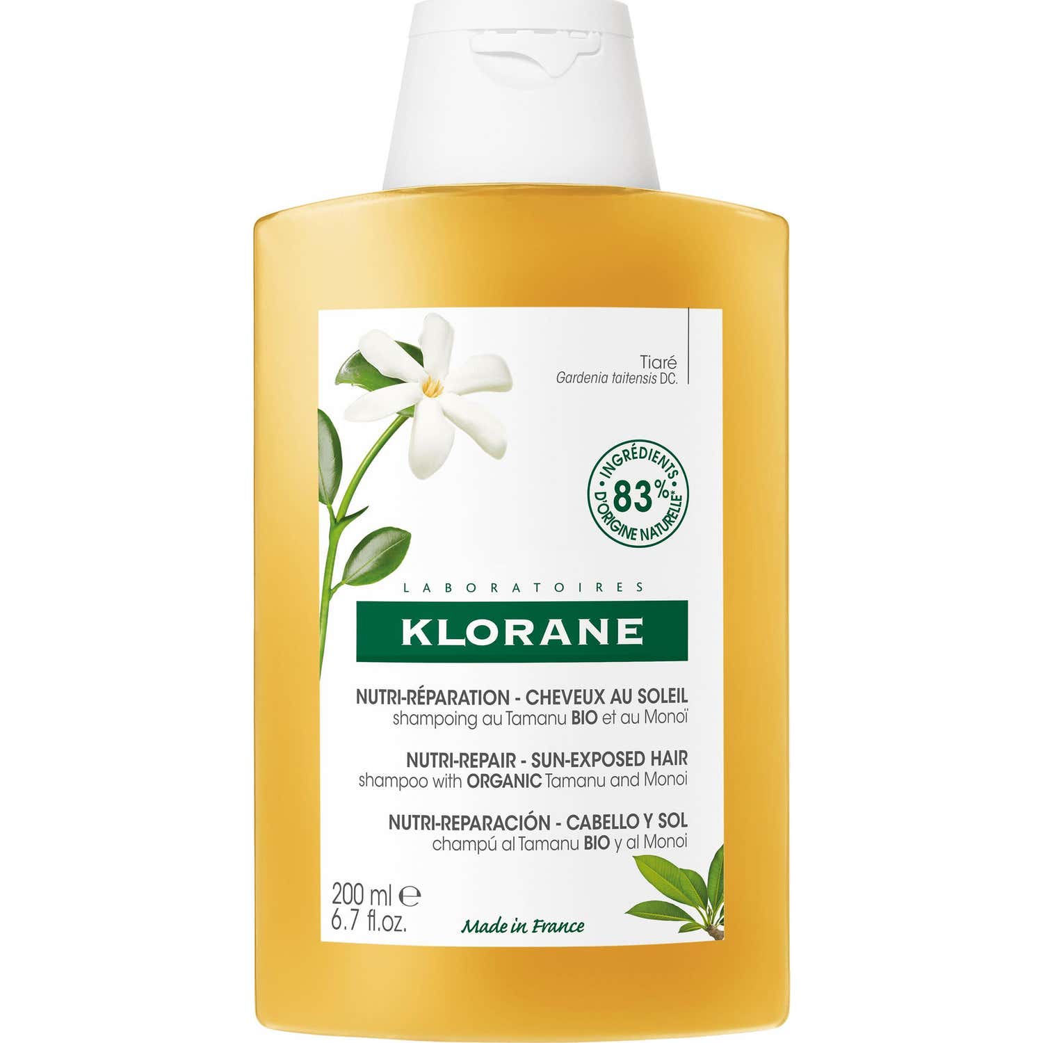 Klorane Champú Nutritivo al Tamanu BIO & Monoï 200ml