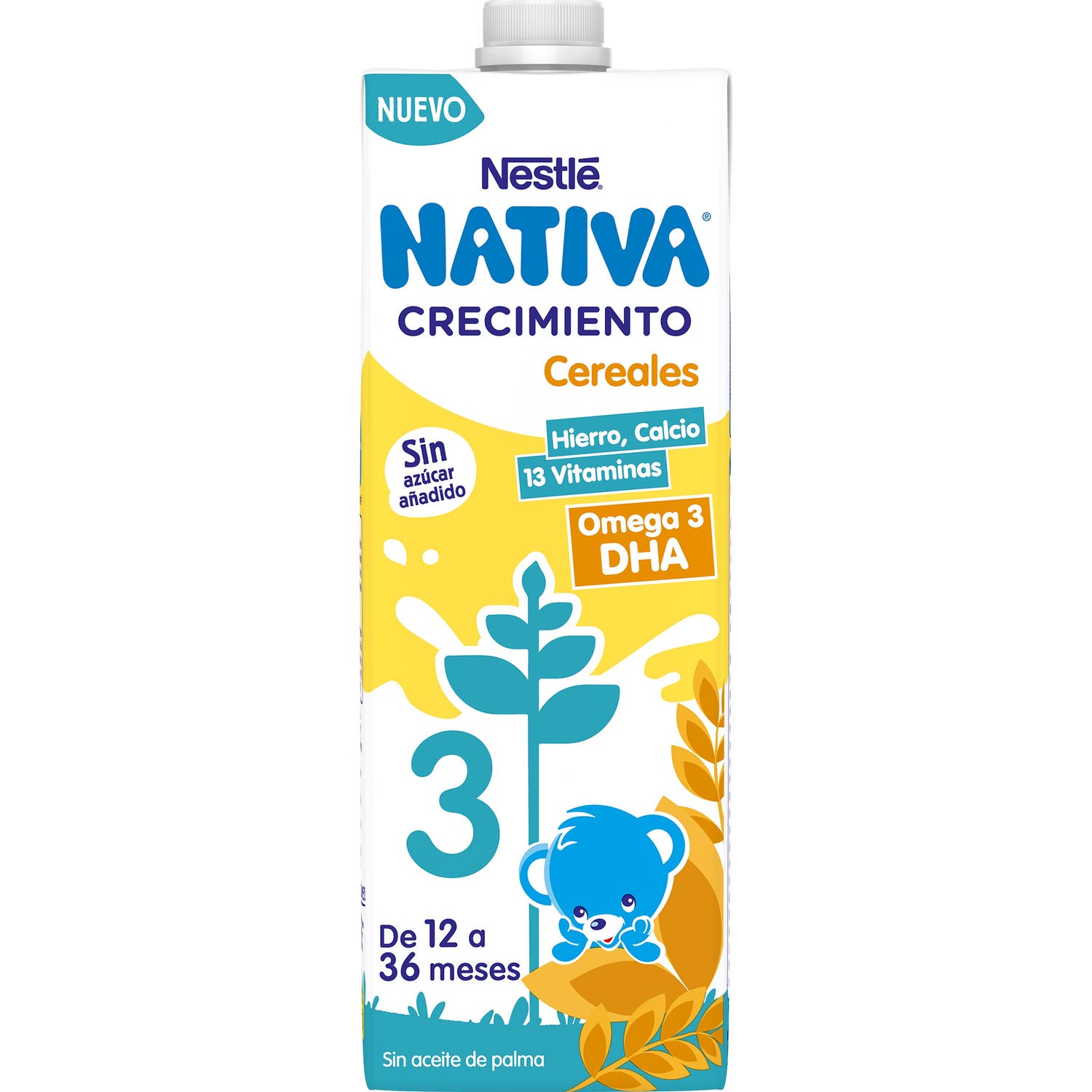 Nestlé Nativa Crecimiento 3 Cereales 1L