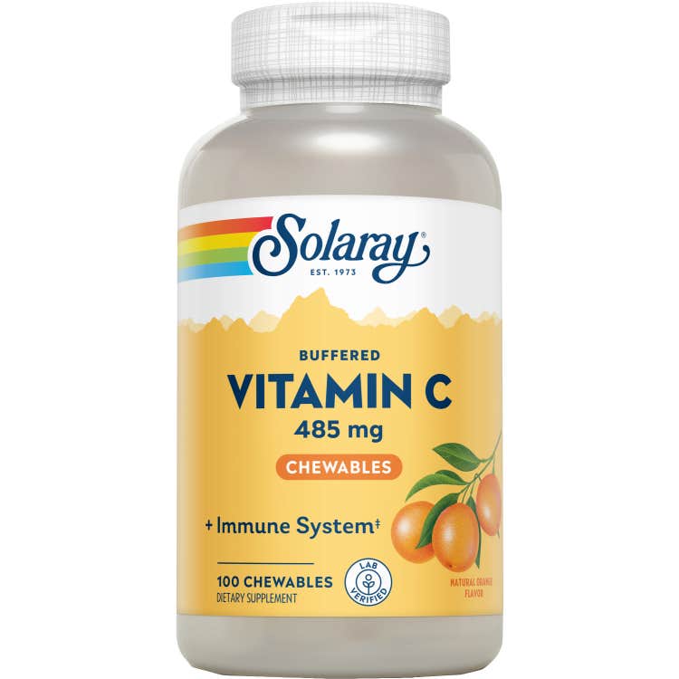 Solaray Naranja Vitamina C 485 Mg 100 Comp Masticables