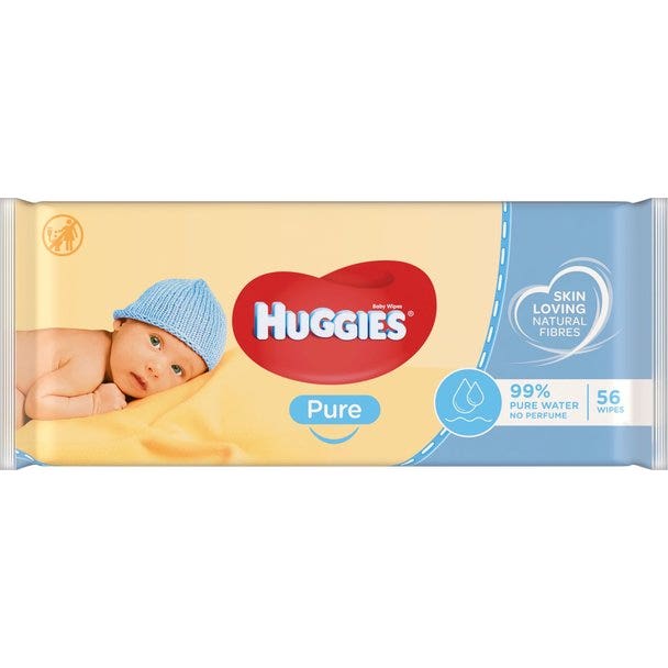 Huggies New Wipes Caja pura de 56