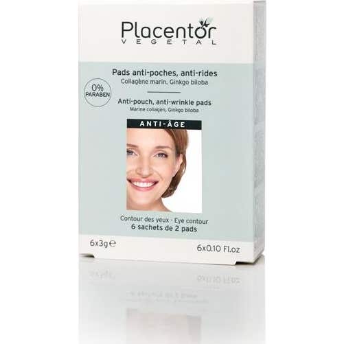 Placentor Vegetal Parches Contorno de Ojos Antiojeras y Antiarrugas 2x6 uds