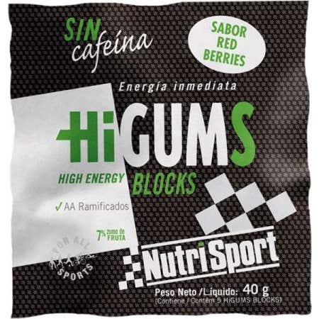 Nutrisport Rojos Higums Sin Cafeína Red Berries 20 Sobres