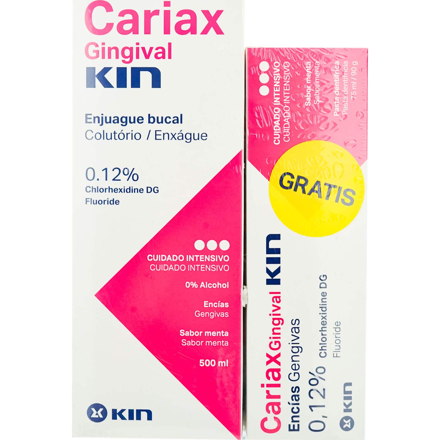 Kin Cariax Gingival Enjuague + Dentífrico Set