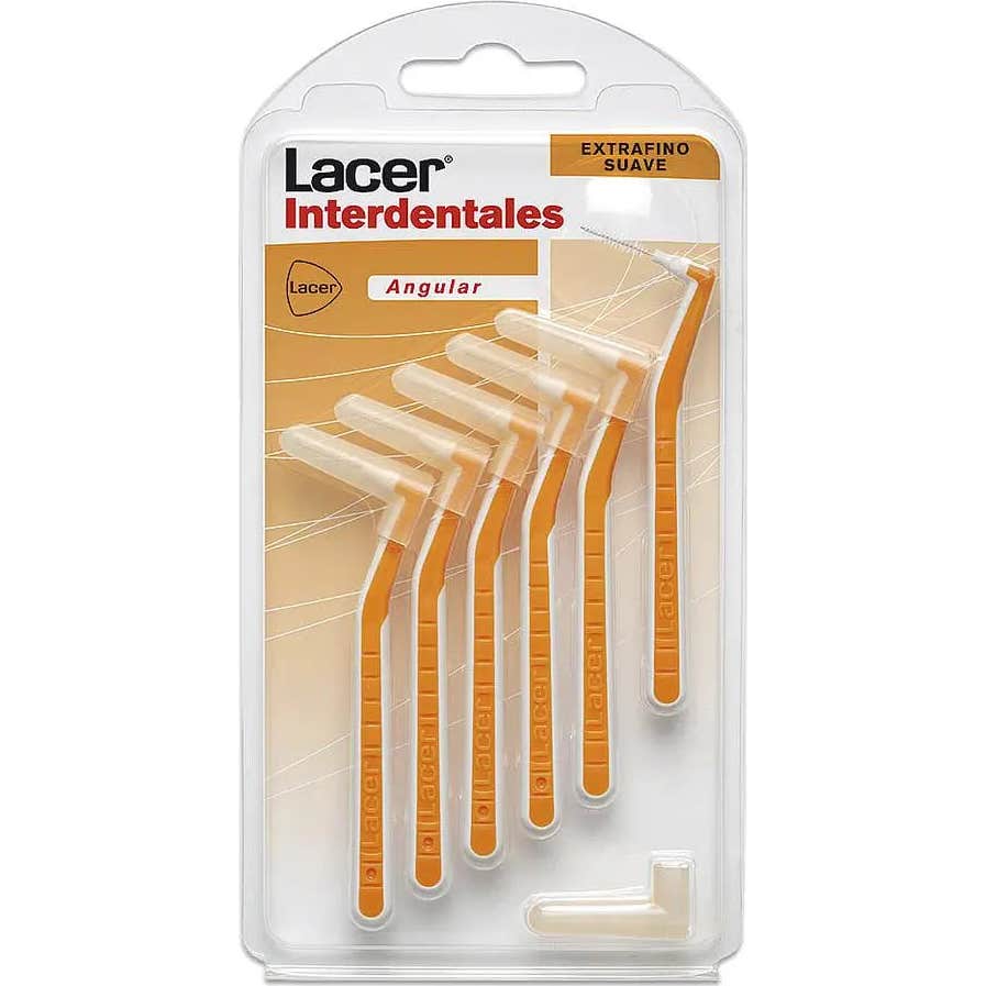 Lacer Interdentales Angular Extrafino Suave 6uds