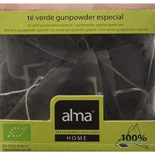 Alma Home Verde Té Gunpowder 15 Sobres