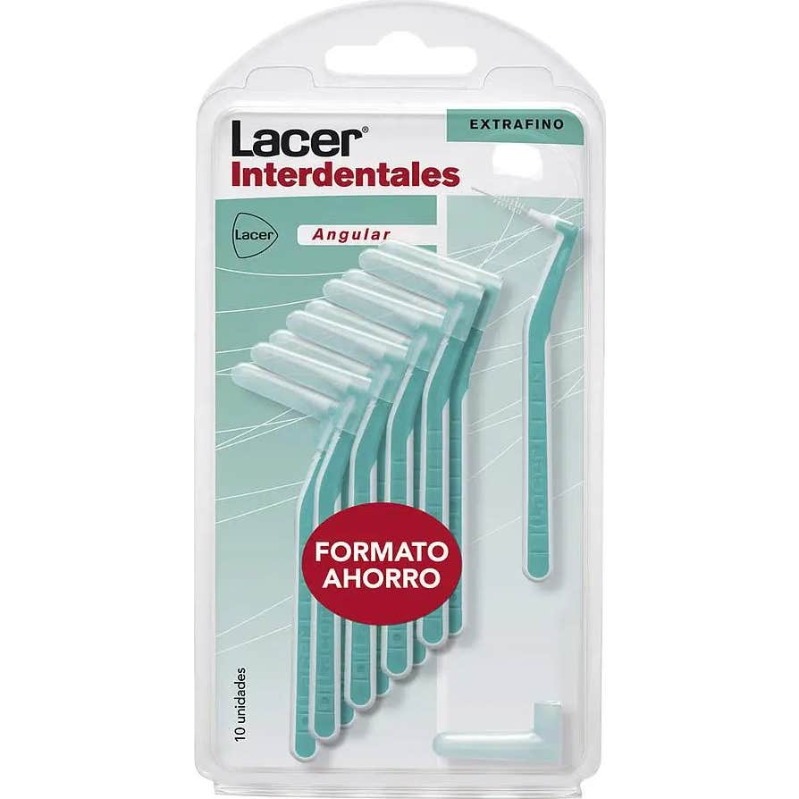 Lacer Interdentales Angular Extrafino 10uds