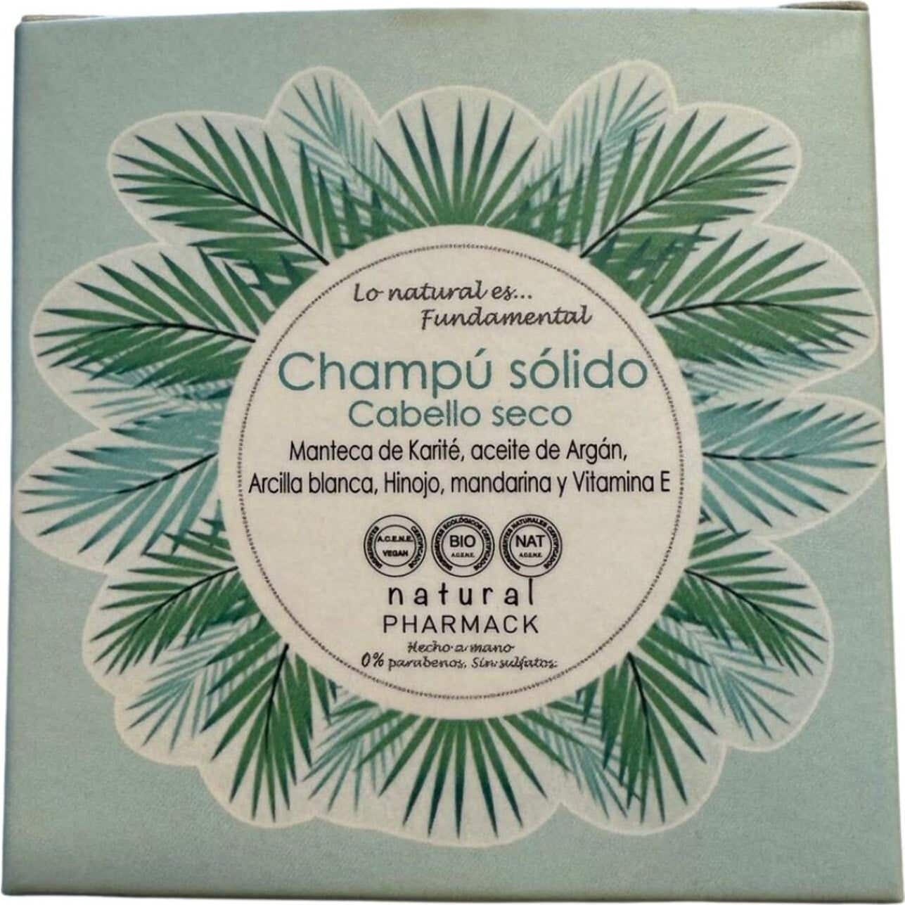 Pharmack Champú Sólido Cabello Seco 1ud