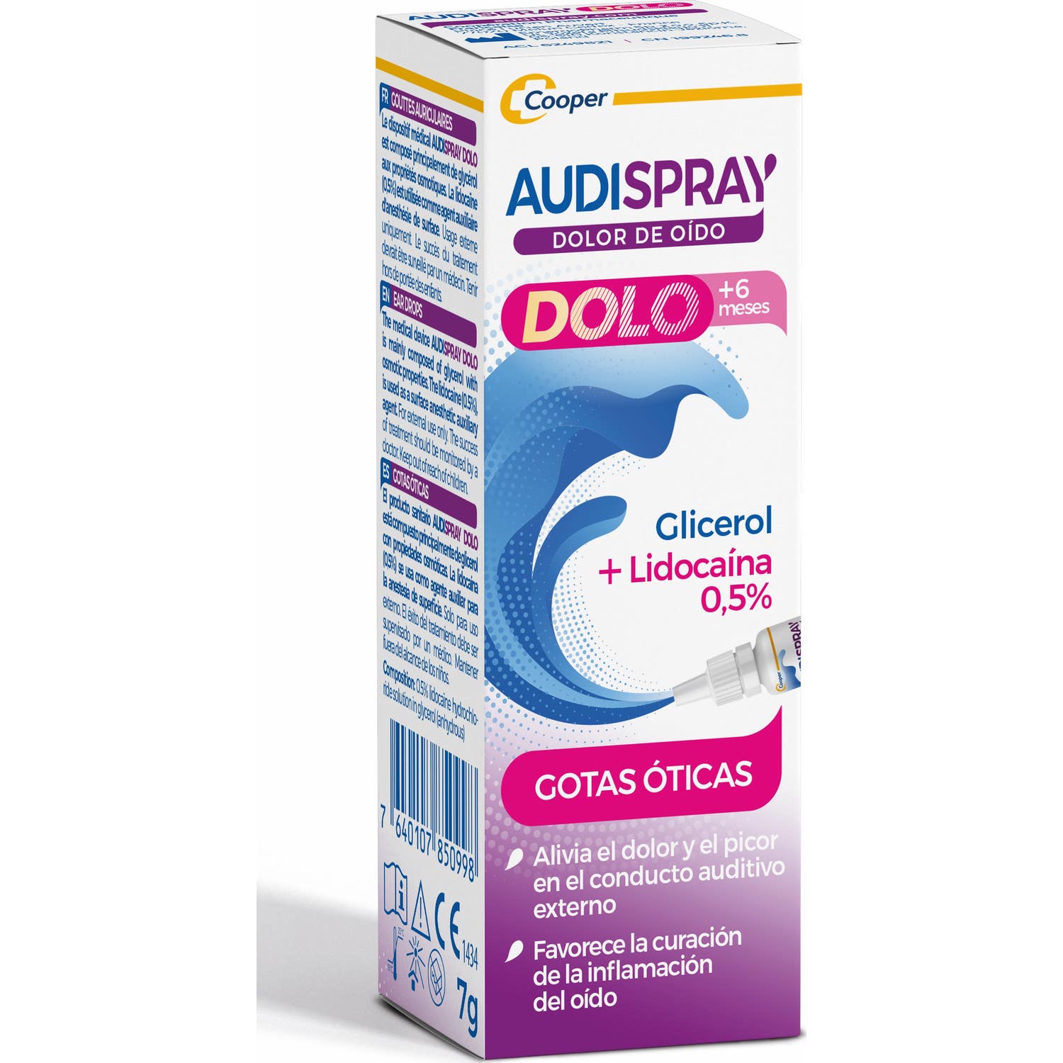 Audispray Dolo Gotas Óticas 7g