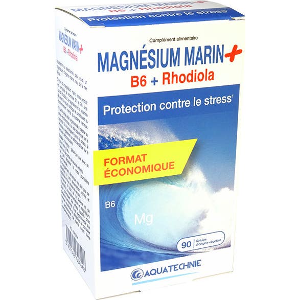 Biotechnie Aquatech Magnesio Marino B6 + Rhodiola 90 caps
