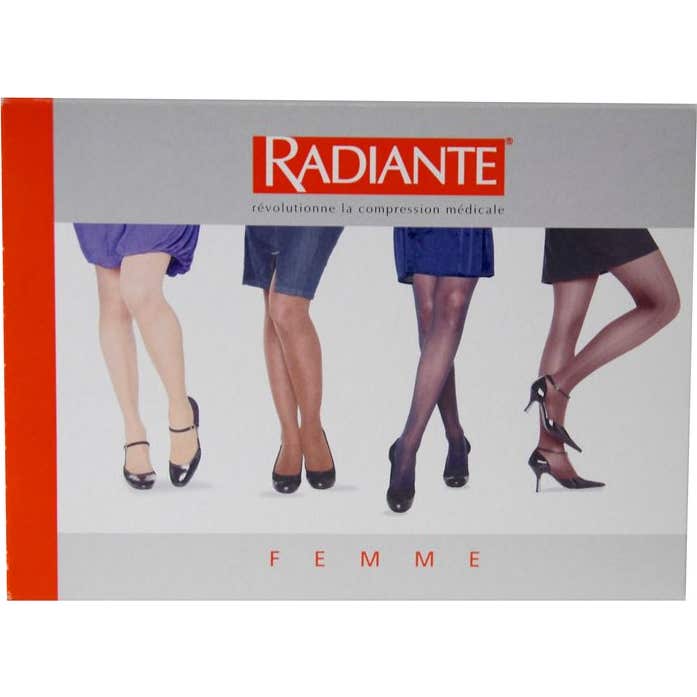 Radiante Microvoile C2 Media al Muslo Mujer Negro M1 1 Par