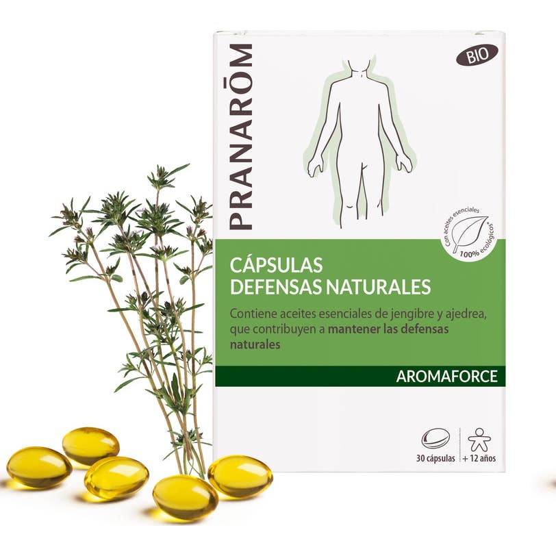 Pranarôm Aromaforce Cápsulas Defensas Naturales BIO 30uds