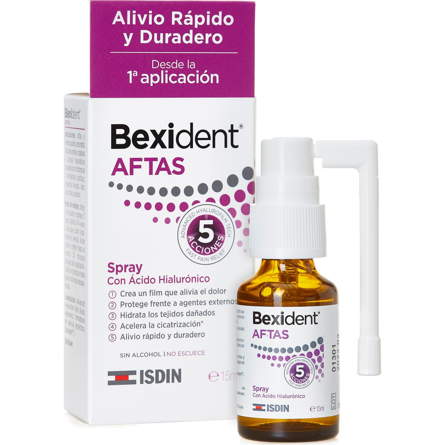 ISDIN Bexident Aftas Spray con Ácido Hialurónico 15ml