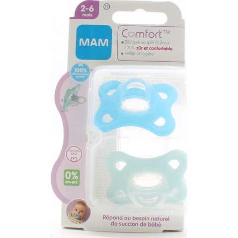 Mam Comfort Blue Dúo 2-12 Meses 2 uds
