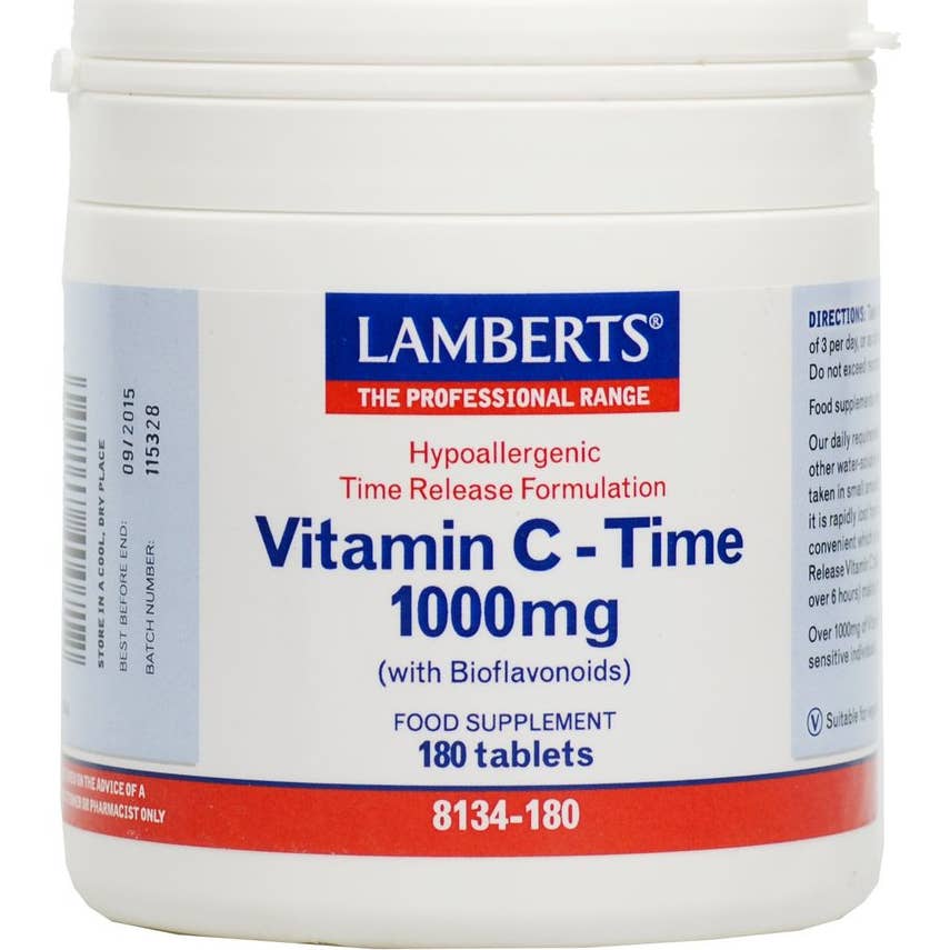 Lamberts Vit C 100 Mg 180 Comp