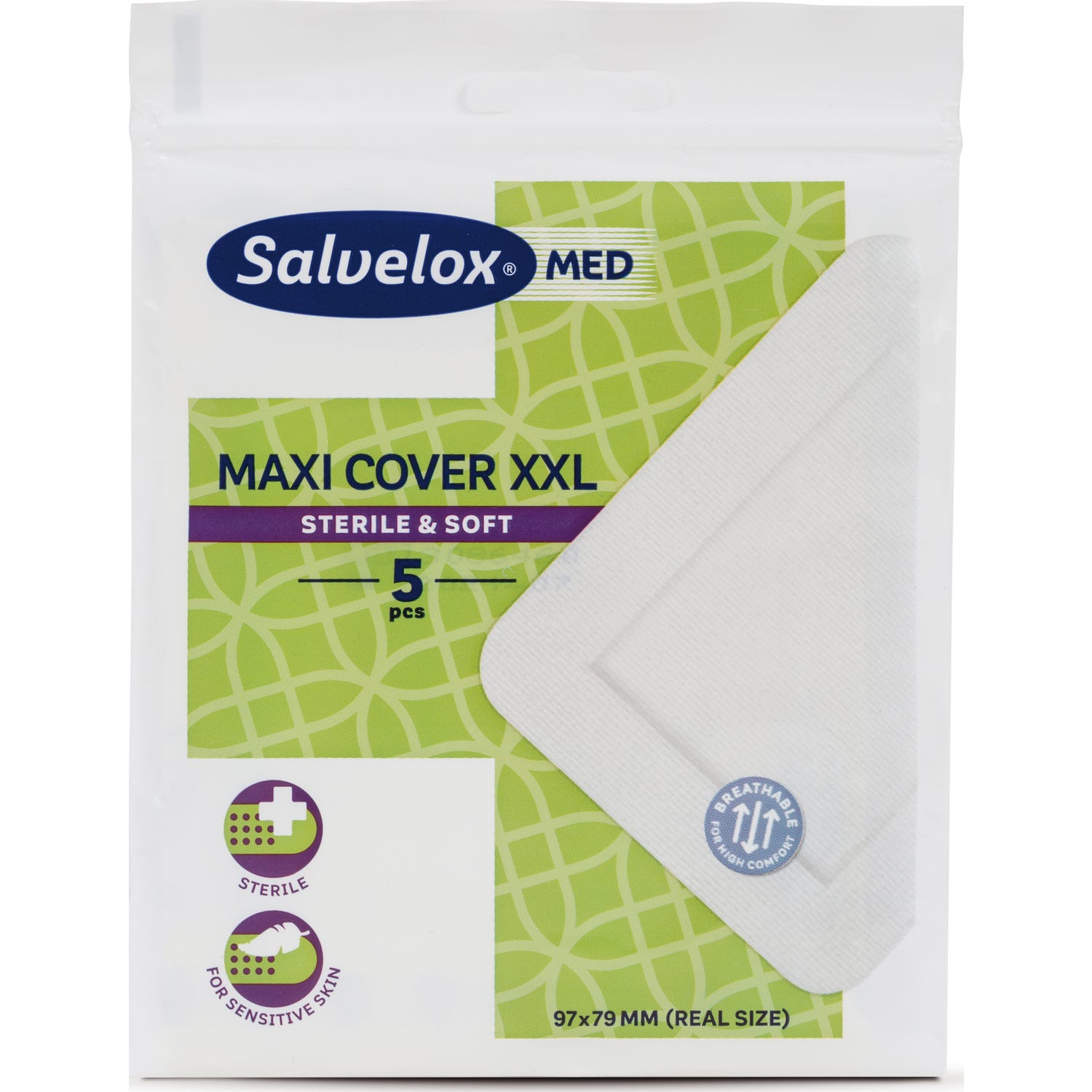 Salvelox Maxi Cover Estéril XXL apósitos 5uds