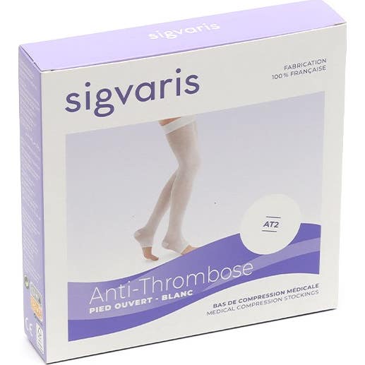 Sigvaris AT2 Media Autofix PO Blancas C2 1 Par