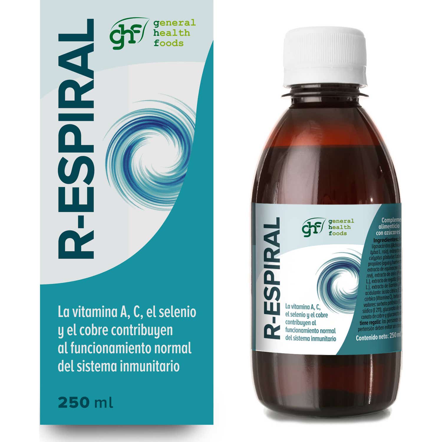 GHF jarabe respiral 250ml